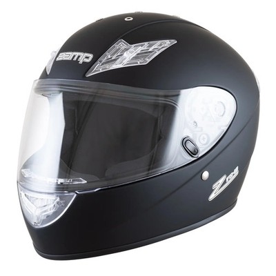 Zamp Helmet H77903FM; FS-10 Medium Full Face Matte Black Snell SA2025D, DOT