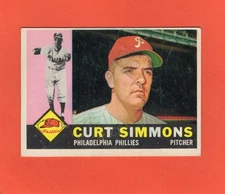 1960 Topps Baseball (#2-499) - Pick A Card, F-MT condition