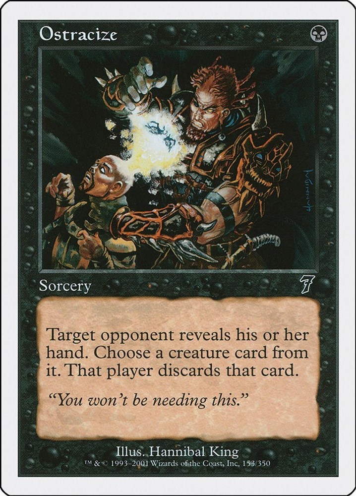 NM Ostracize - 153 - 7th Edition