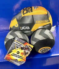 Monster Jam JCB DIGATRON Plush Truck with Engine Sounds