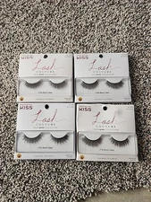 4 x KISS USA Lash Couture False Eyelashes, Little Black Dress, 67749 KLCS02