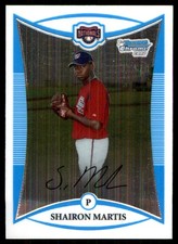 Shairon Martis 2008 Bowman Chrome #BCP152 Nationals MLB READ FREE SHIPPING