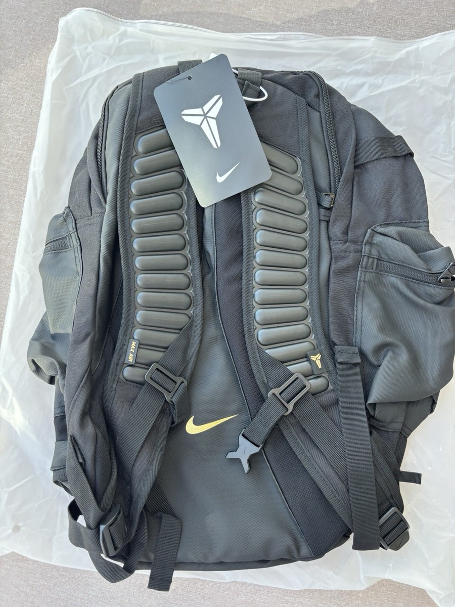 Rare New Kobe Bryant Nike Gold Mamba Backpack! Same Day Shipping