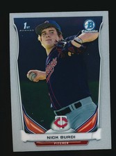 NICK BURDI ⚾ 2014 Bowman Chrome Draft #CDP44 Minnesota Twins