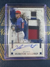 Hurston Waldrep Panini Impeccable 2025 Elegance Tri color Patch Auto RC 04 /99