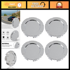 Set Of 4 Chromed Wheel Hub Center Caps 18 Snap-on Replacement For Suvs Truck Set Of 4 Chromed Wheel Hub Center Caps 18 Snap-on Replacement For Suvs Truck