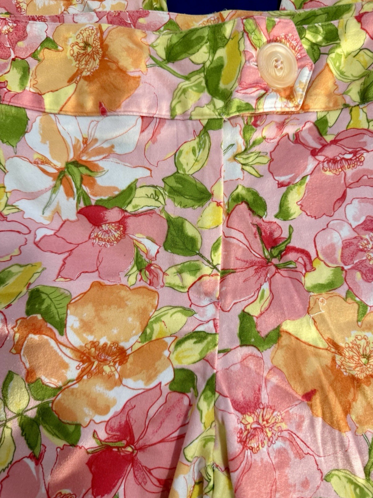 Carolina Blues By Carolina Colours Stretched Cropped Pants 