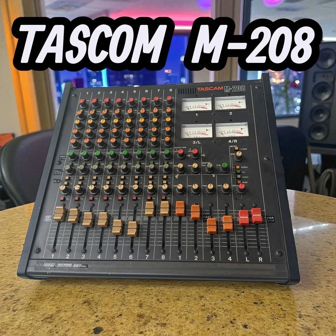 TASCAM M-208 Analog Mixer - Vintage, 8-Channel | eBay