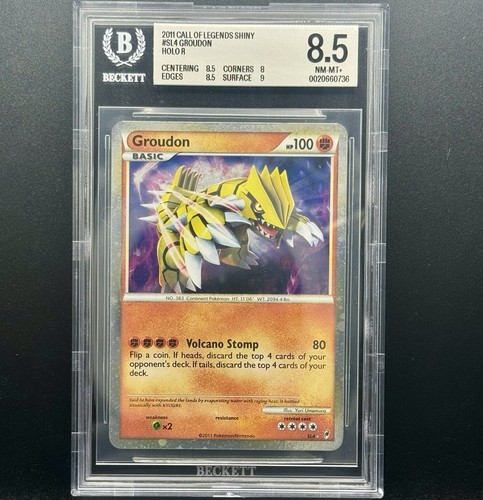 Groudon graded BGS 8.5 for sale on eBay