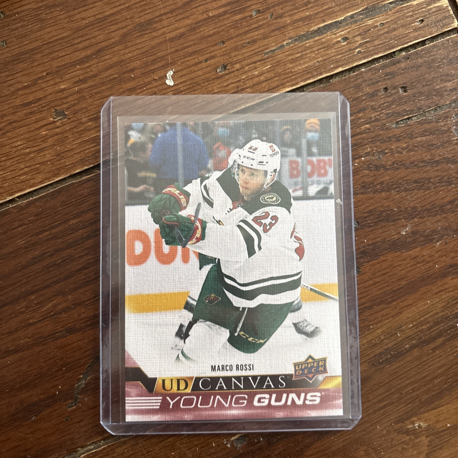 2022-23 Upper Deck Young Guns UD Canvas Marco Rossi Rookie C114 Minnesota Wild
