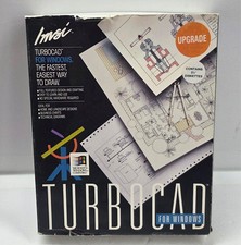 VINTAGE 1992 IMSI TurboCAD For Windows, 3.5" Discs - Design Drafting Software