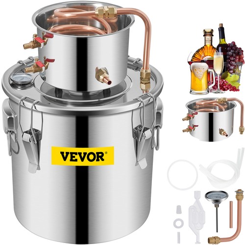 VEVOR Alkohol Destillieranlage Destilliergerät 11,4L Haus Wein Destiller Pumpe