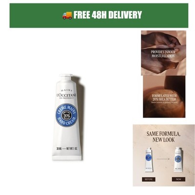 L'OCCITANE Shea Butter Hand Cream 30 ml Vegan Fast Absorbing