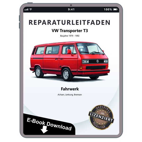 Vw Transporter T3 (79-92) Fahrwerk Achsen Lenkung Bremsen Reparaturanleitung Pdf-image