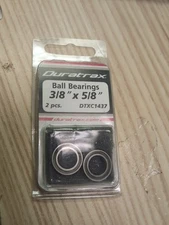 Vintage RC Duratrax Racing Grade Ball Bearings (2) 3/8 x 5/8" DTXC1437