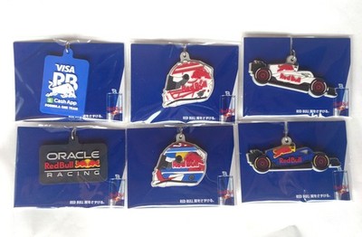 Red Bull Racing F1 Keychain Set of 6 ORACLE HONDA Verstappen