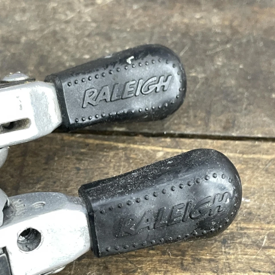 Vintage Raleigh Bar End Friction Shifters Pair Road Touring Bike Drop Bar Alloy - Image 2 of 4