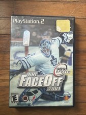 NHL FaceOff 2001 (Sony PlayStation 2, 2001)  CIB W/Manual