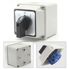 Control Circuit Conversion Enclosed Changeover Switch 380V 20A 3 Position