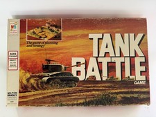 Vtg 1975 Tank Battle Strategy Board Game Mb Milton Bradley