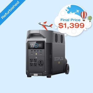 Estación de energía EcoFlow DELTA Pro 3600Wh Generador Certificado Reacondicionado, LFP