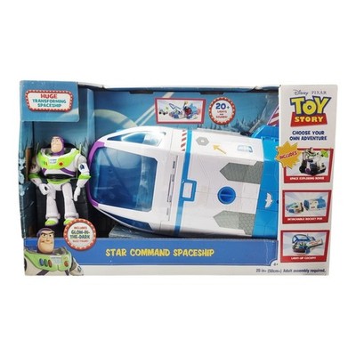 Disney TOY STORY Star Command Spaceship Glow In The Dark BUZZ LIGHTYEAR 2018 NEW