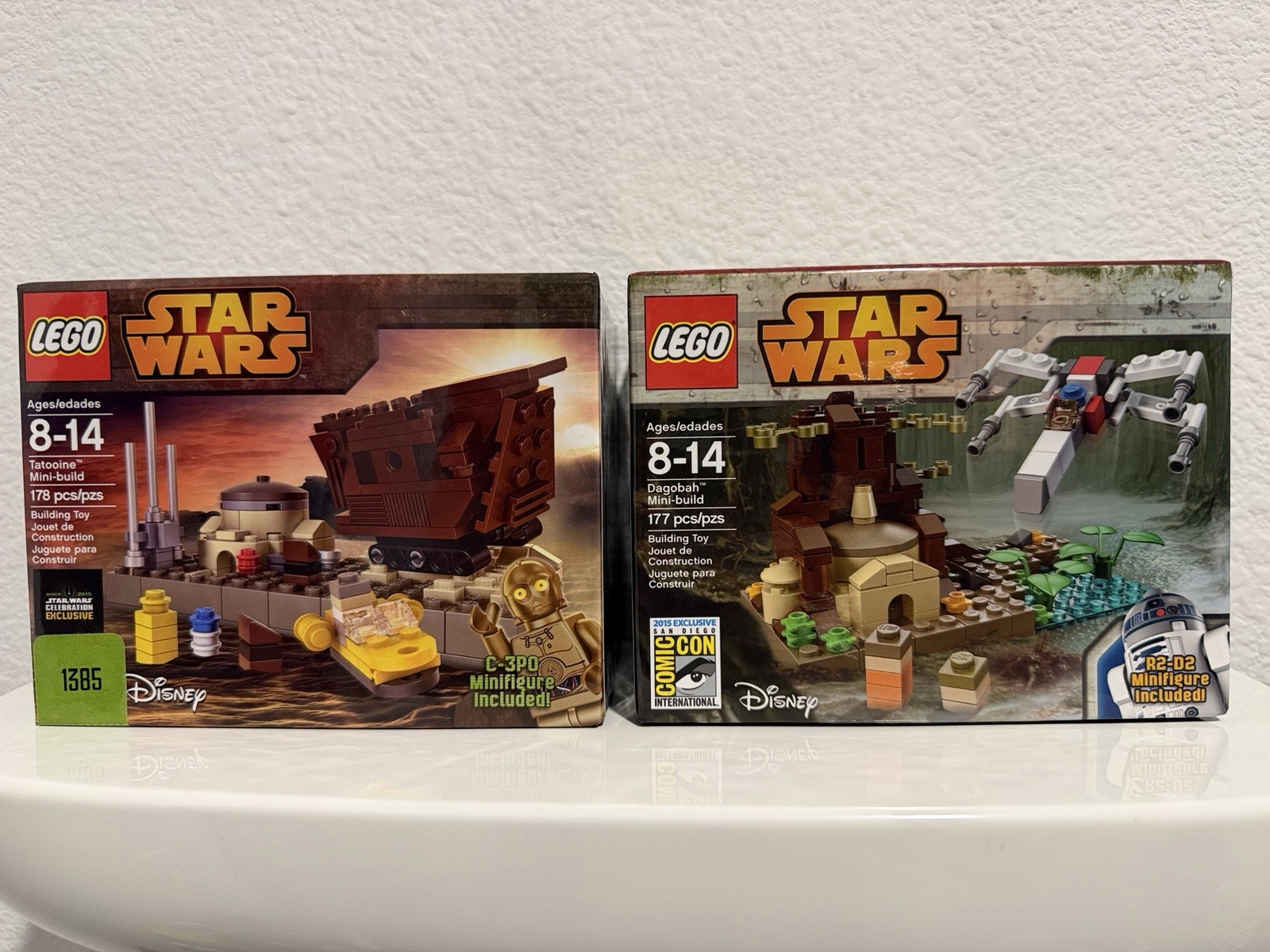 LEGO 2015 STAR WARS CELEBRATION SDCC DAGOBAH & TATOOINE MINI BUILD NEW SEALED
