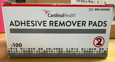 1 box Cardinal Health Adhesive Remover Pads - 100 pads MW-ADHRM