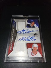 2006/07 SP Game Used Inked Sweaters Auto Jersey Tiger Williams Bob Probert /50