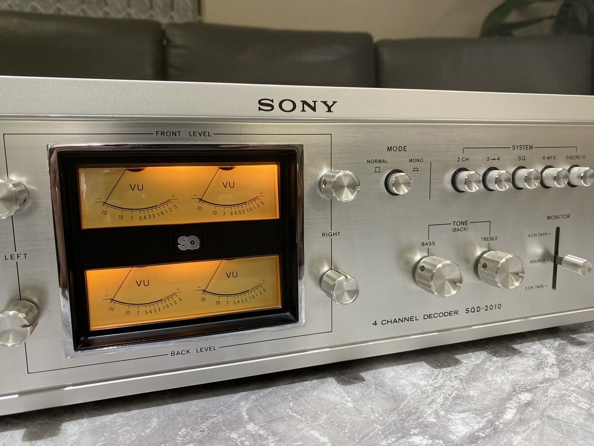 Vintage High End Sony SQD-2010 4-Channel Decorder Pre-amp HiFi