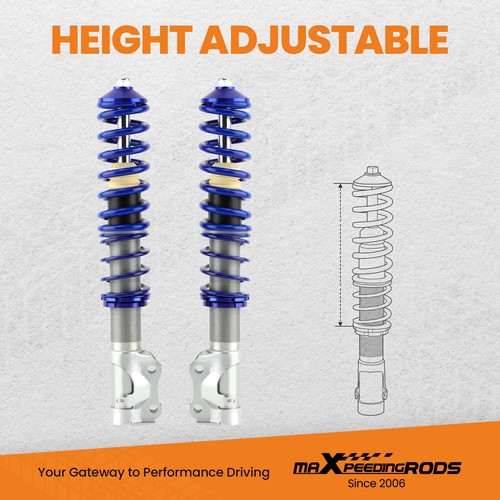 Suspensión roscada para Volkswagen Golf MK2 1H1 1985-1992 Jetta II 19E 1984-1992 - Imagen 5 de 12