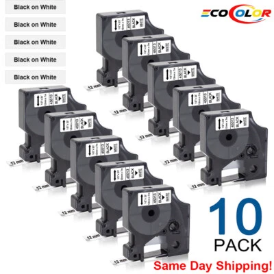 Dymo D1 Label Tape 45013 40913 White 12mm 9mm 6mm for Dymo Label Manager 160 280