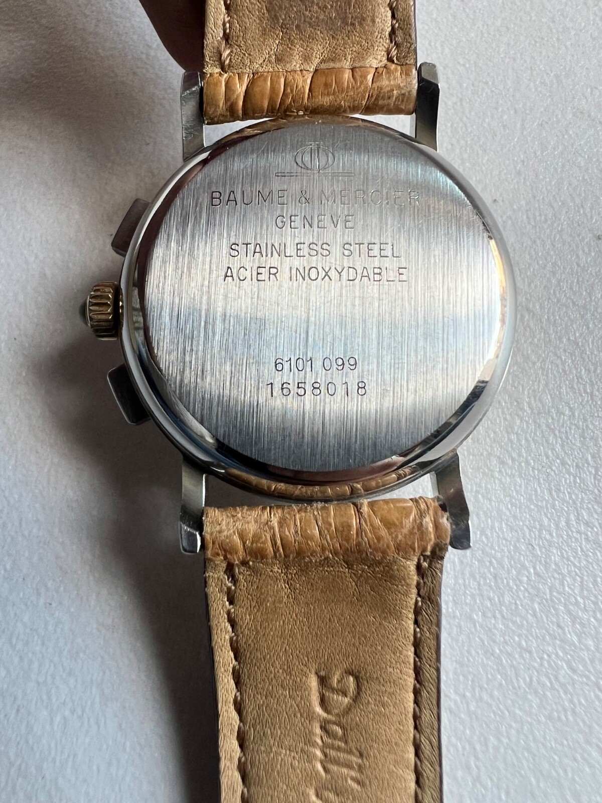 Baume Mercier Chronograph 1873 steel-gold watch ref