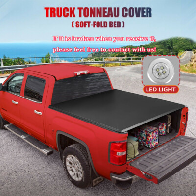 Hard Solid Tri-Fold Tonneau Cover for 14-19 Silverado/Sierra w/ 6.5ft Short Bed