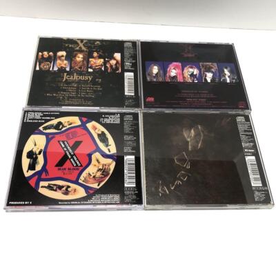X JAPAN CD 4 Set Blue Blood Singles ART OF LIFE jealousy 4