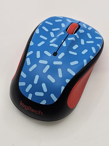 Logitech M325c Wireless Mouse - Memphis Blue W/ Receiver, Tested-Works - Picture 2 of 8