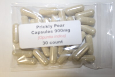 Prickly Pear Powder Capsules (Opuntia ficus-indica) 900mg   - 30 count
