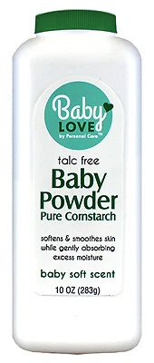 10 OZ Pure Baby Powder From Pure Cornstarch