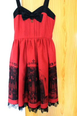 Baroque Pipe Organ Gothic&Classic Lolita Back Lacing-up JSK