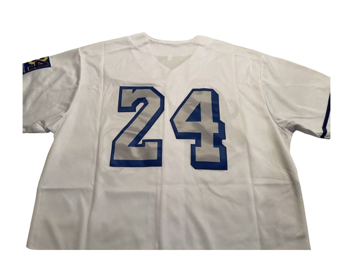 Kobe Bryant Legend white Stitched Baseball Jersey Mamba Kobe Bryant Legend white Stitched Baseball Jersey Mamba