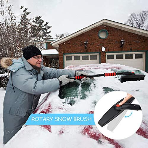 Snow Shovel Kit Removal Tools - 5 in 1 Foldable Car Snow Shovel + Snow Brush + - Picture 5 of 8