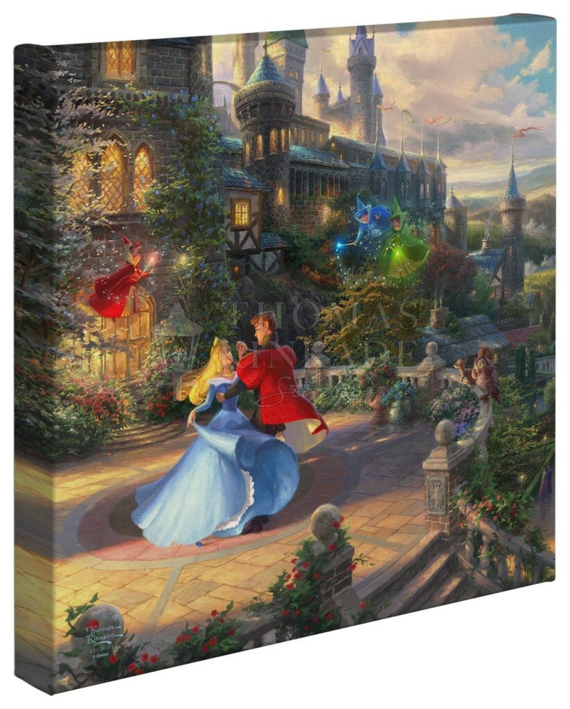 Thomas Kinkade Studios Sleeping Beauty Dancing 14 x 14 Gallery