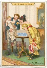 Chrom . NÜTZLICHER LEFEVRE. LU PETIT BEURRE. NANTES. La Marraine