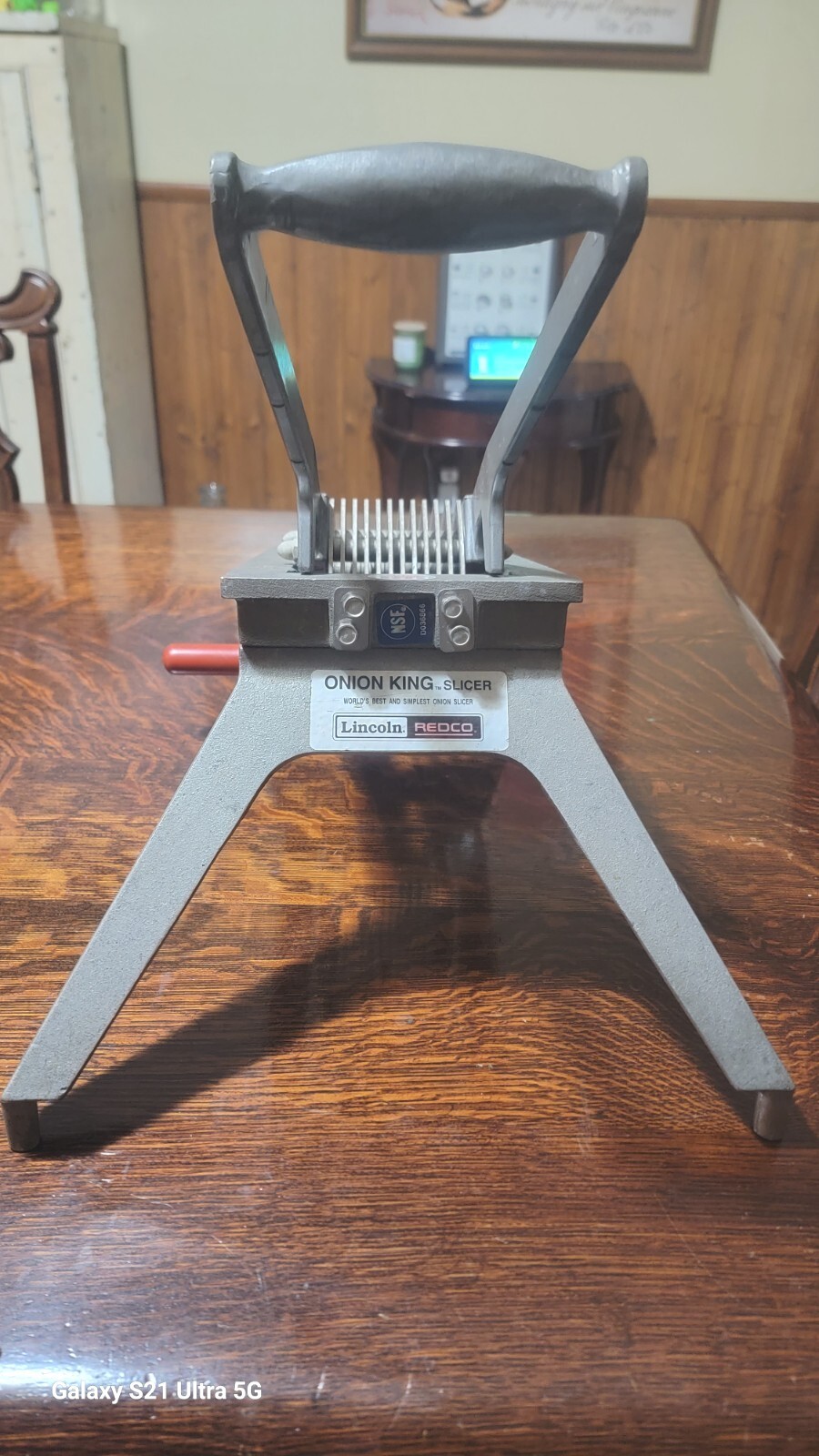 Industrial Commercial Restaurant Lincoln Redco Onion King Slicer eBay