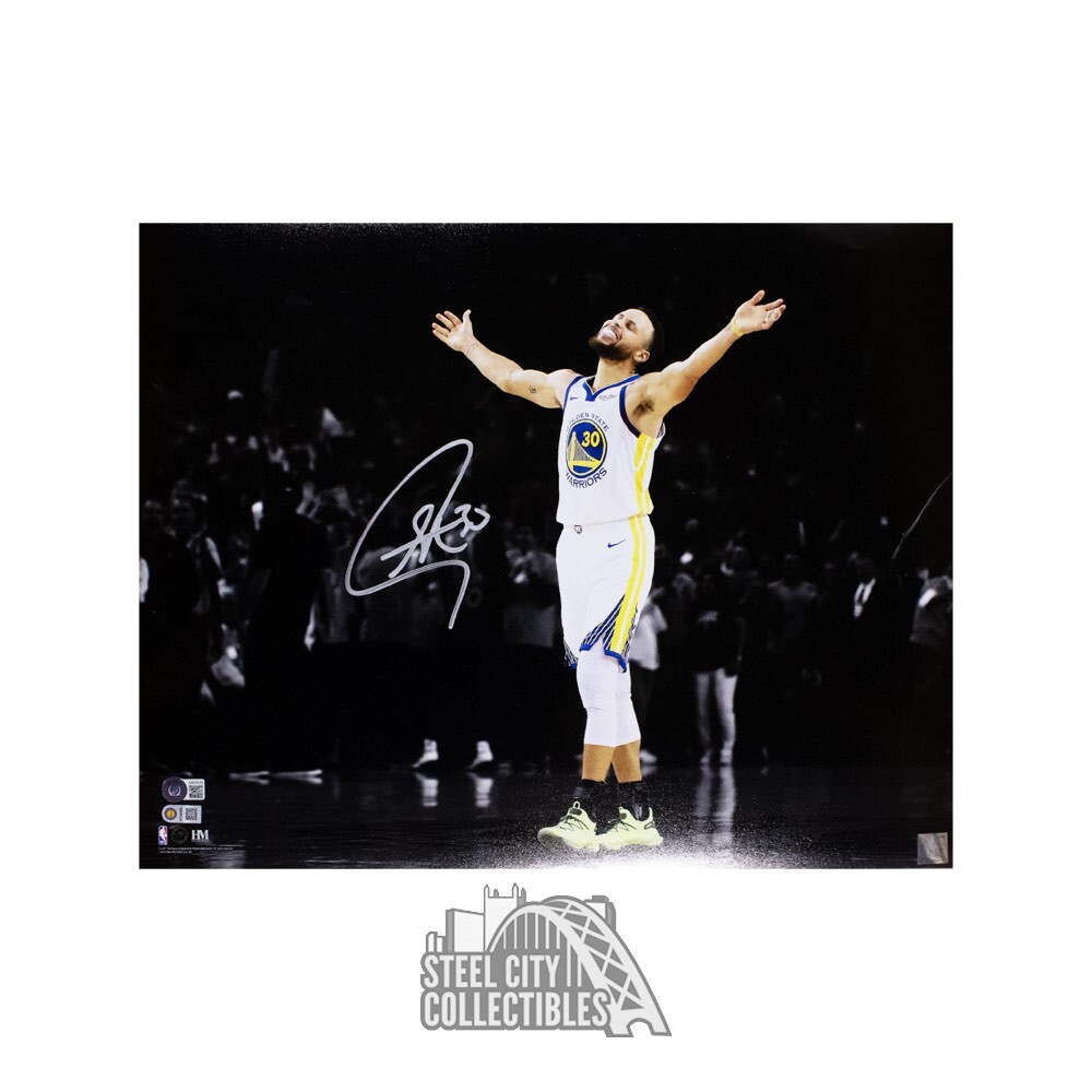 Stephen Curry Autographed Signed Golden State Warriors 16x20 Photo - BAS LOA 