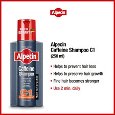New Alpecin C1 Caffeine Shampoo, Caffeine Shampoo Cleanses Fresh Fast Shipping