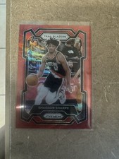2023-24 Prizm #104 Shaedon Sharpe Ruby Red Wave Prizm Blazers