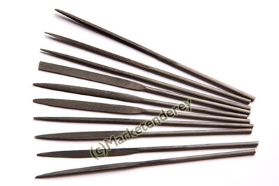 Miniatur-NADELFEILENSATZ, 100mm,  10 Stück, Nagelneu!