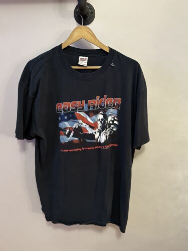 Vintage 2002 Easy Rider Movie Promo T Shirt XL Den