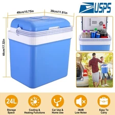 Car Fridge Portable 12 Volt Refrigerator-Electric Cooler for Truck RV Van Camper